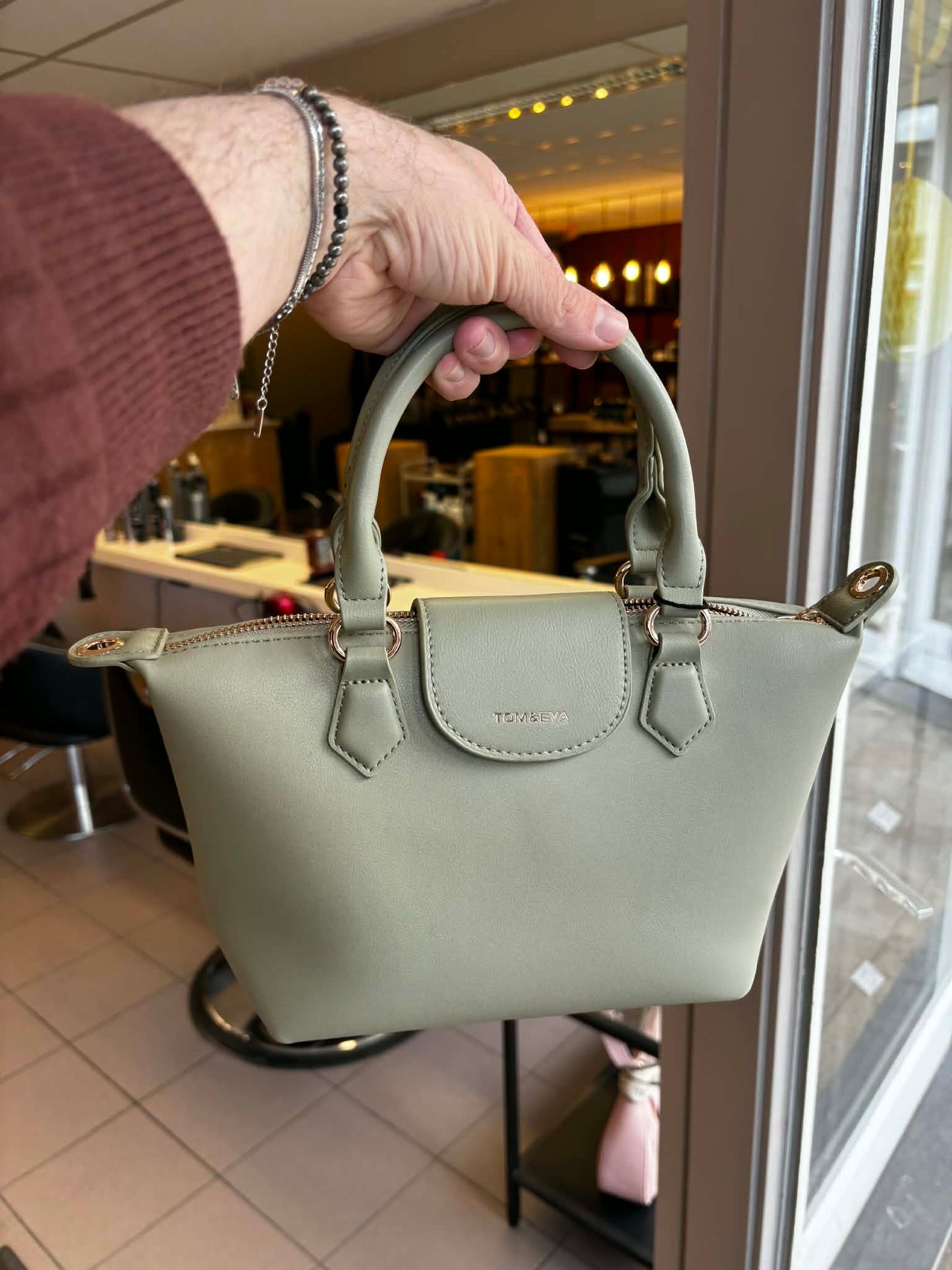 Zoey Handtas Pistache Groen