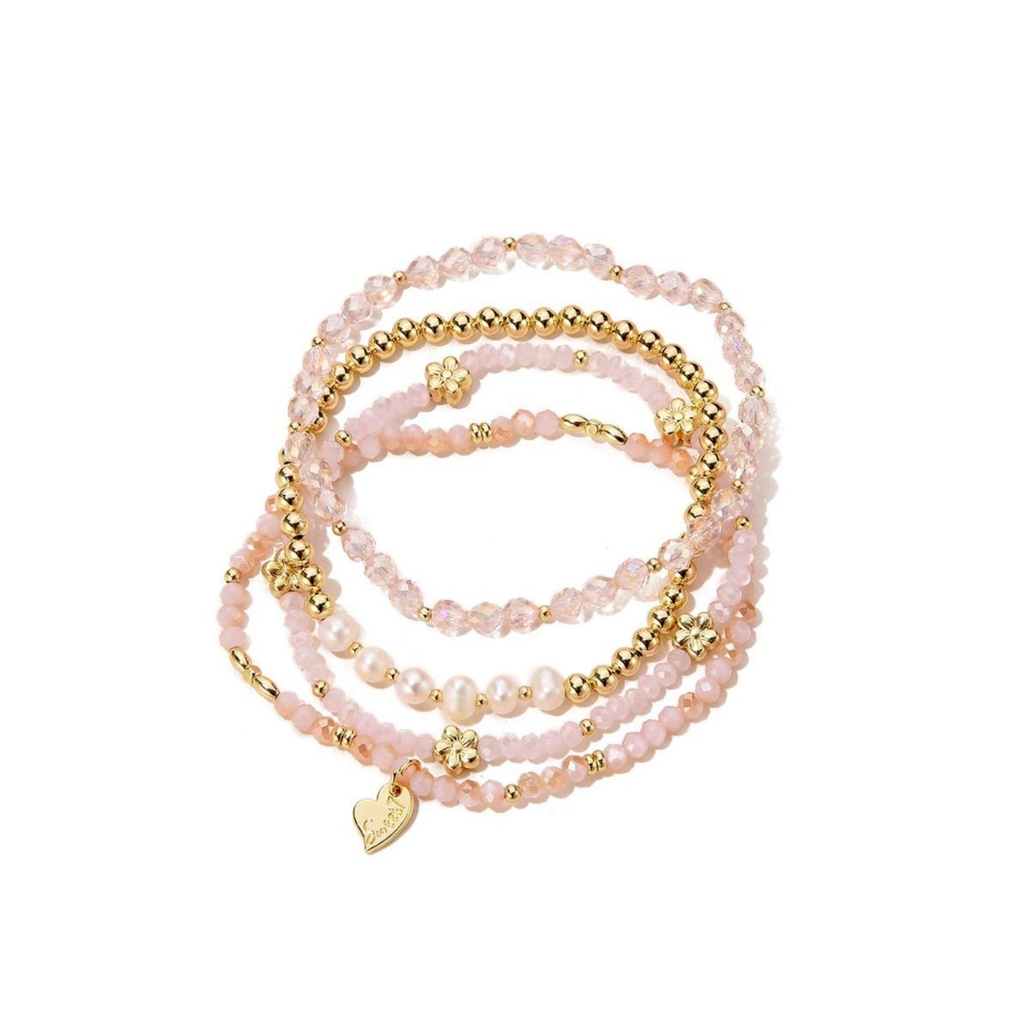 Aveline Armband Poeder roze