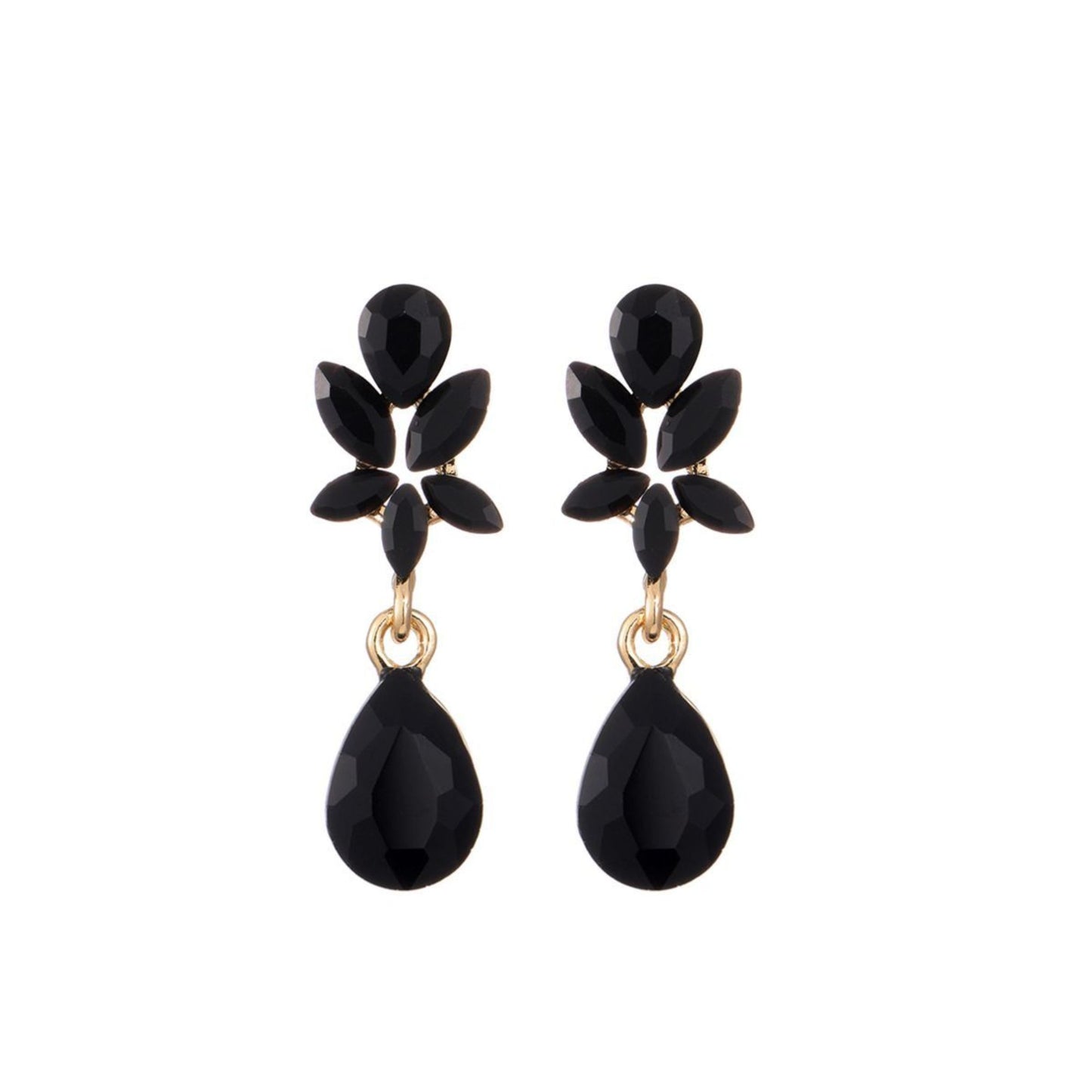 Flower & Drop Medium Zwart