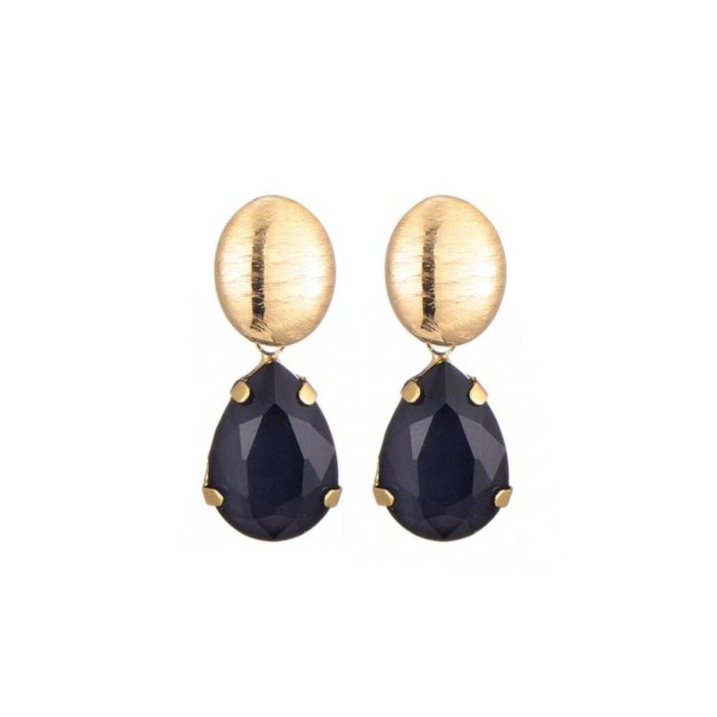Gold Drop Crystal Mini Zwart