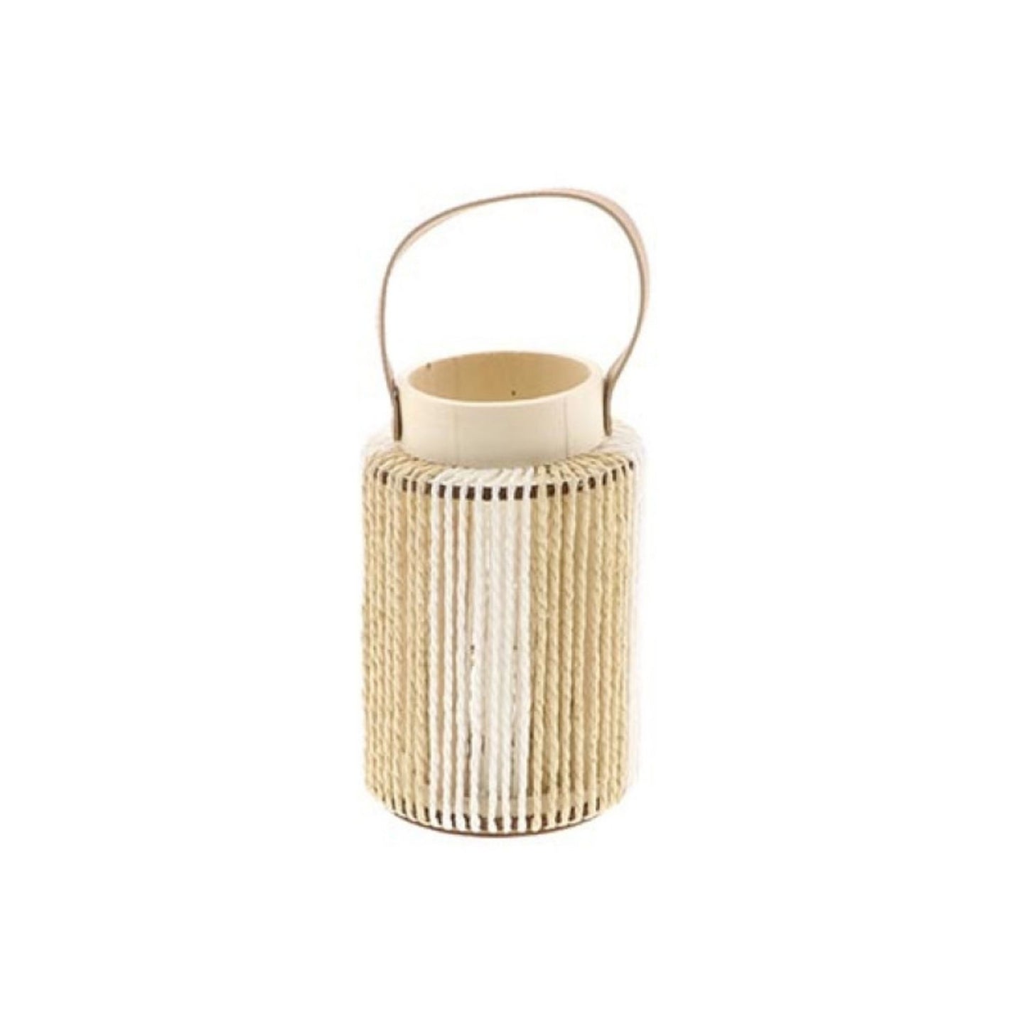 Lantaarn Kent Wit – H20,5 x D13,5 cm