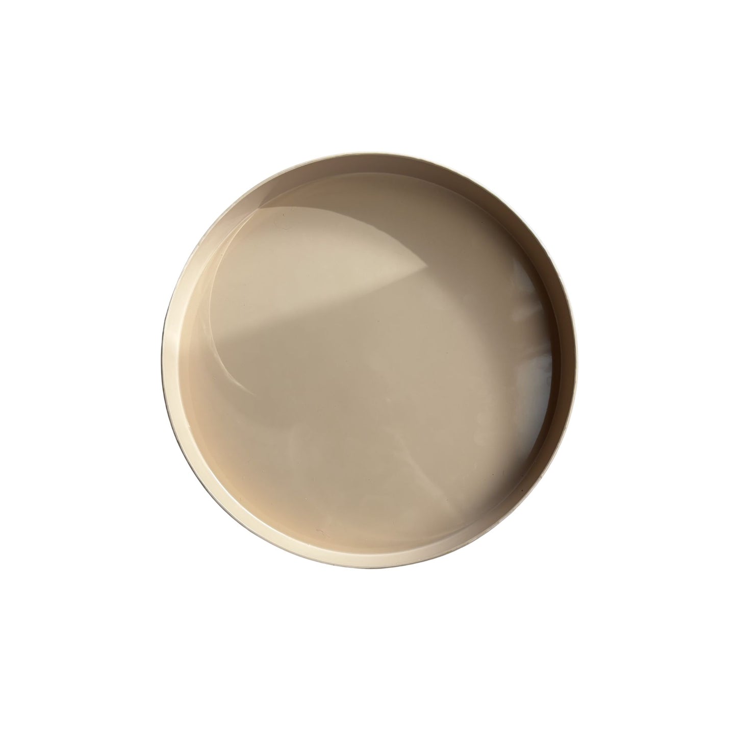 Melamine Plateau Rond 32 cm – Zandkleur