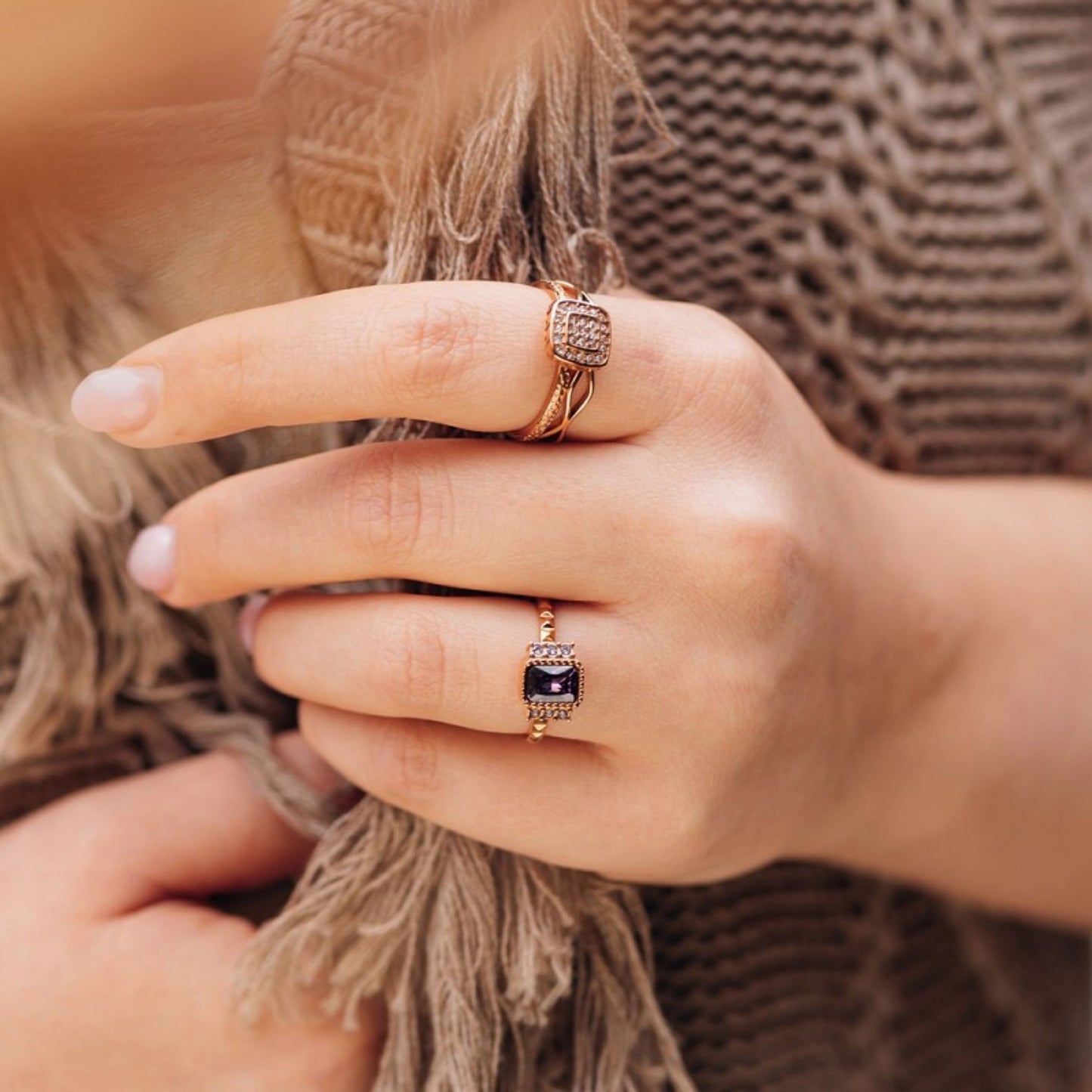 Classic Miracle Tanzanite Ring