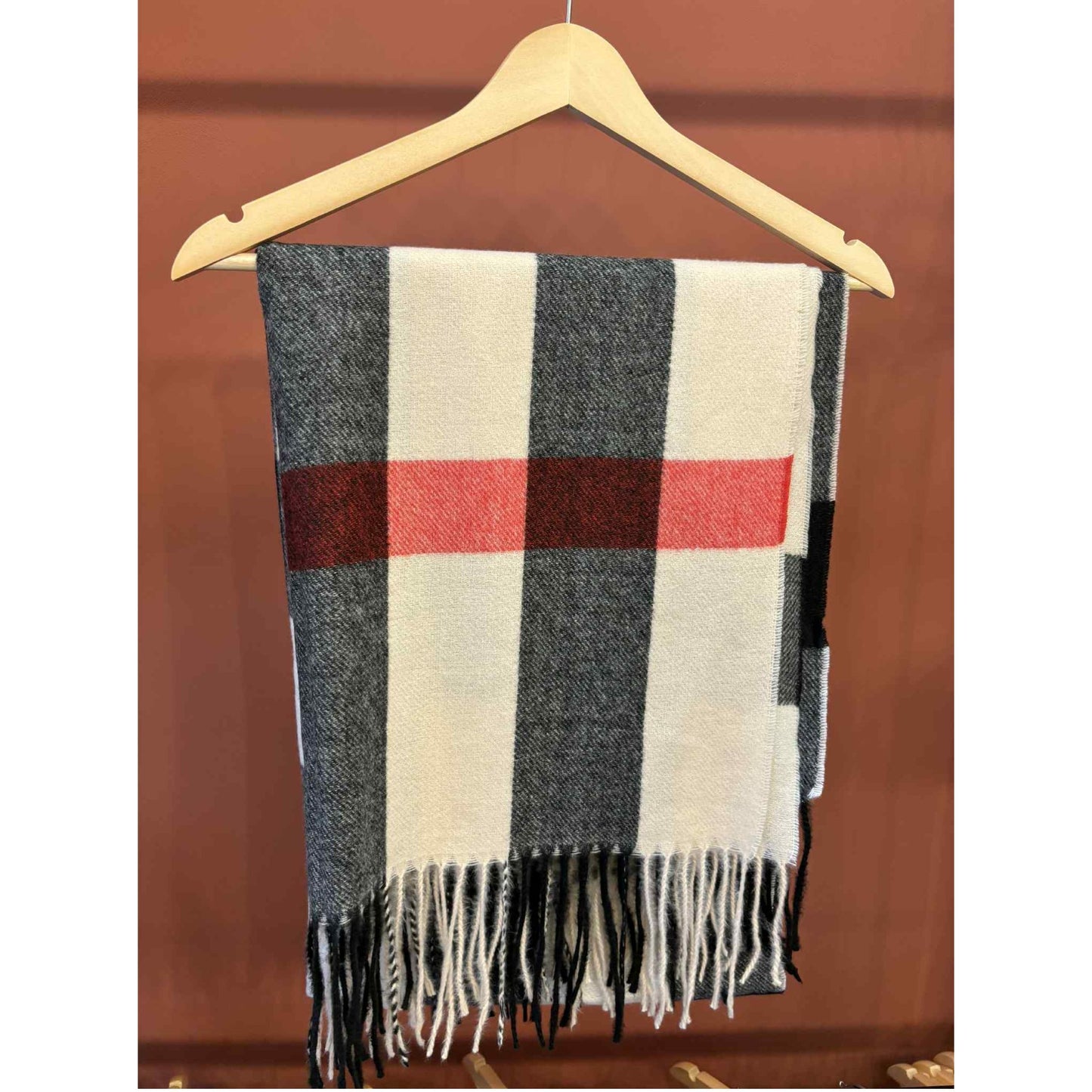 Sjaal Ruit Beige