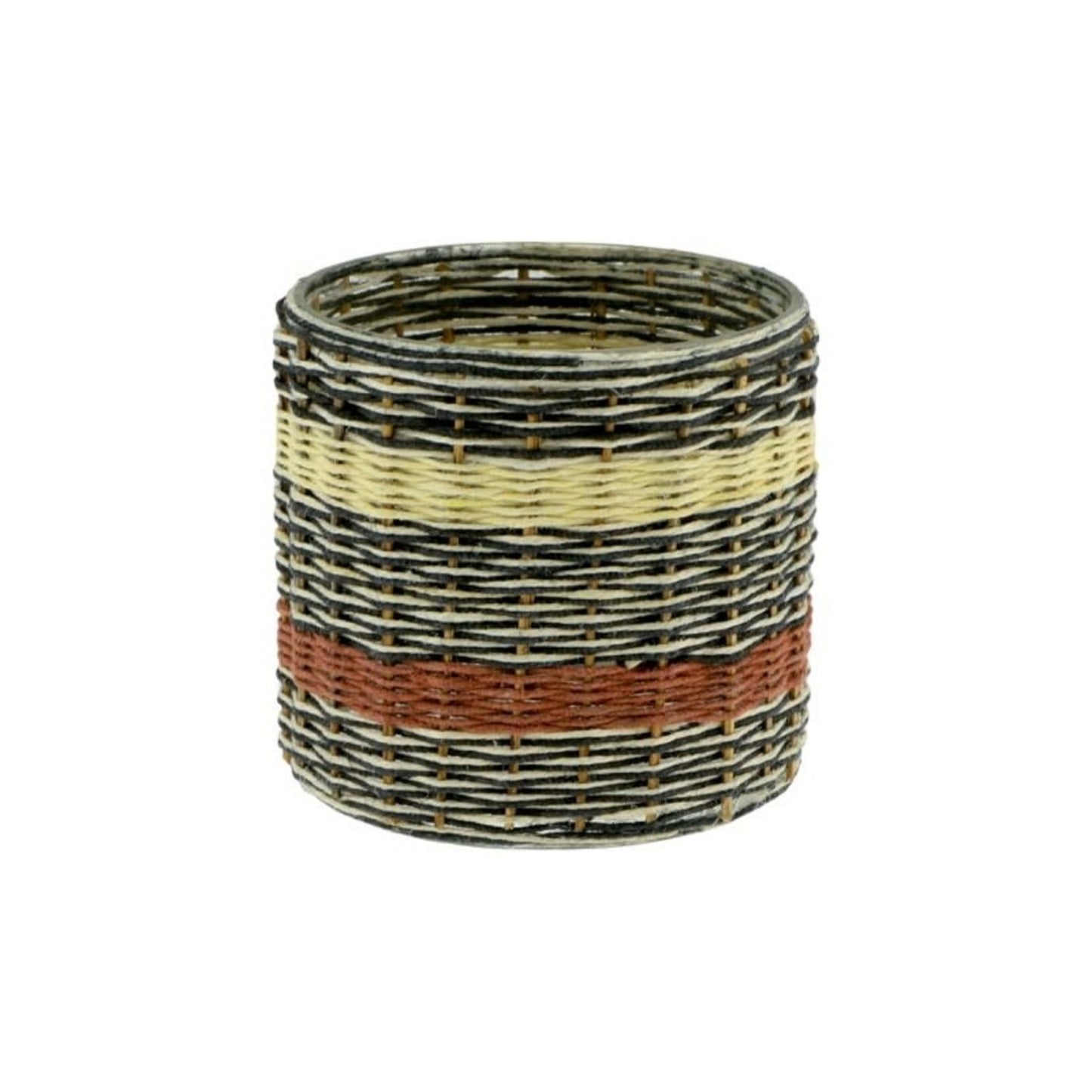Windlicht Yara M – Gevlochten Design H10,5 cm