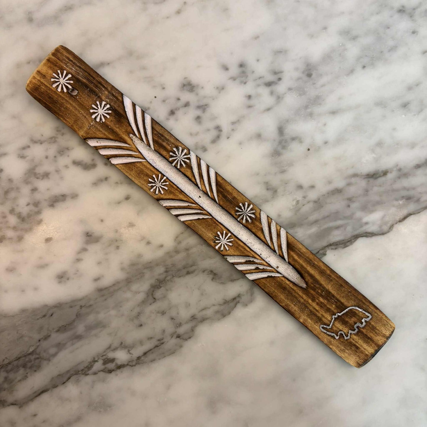 “Olifant” mango white wash wierookasvanger