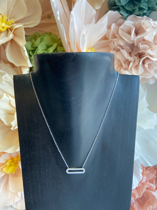 Loop & link zilver ketting