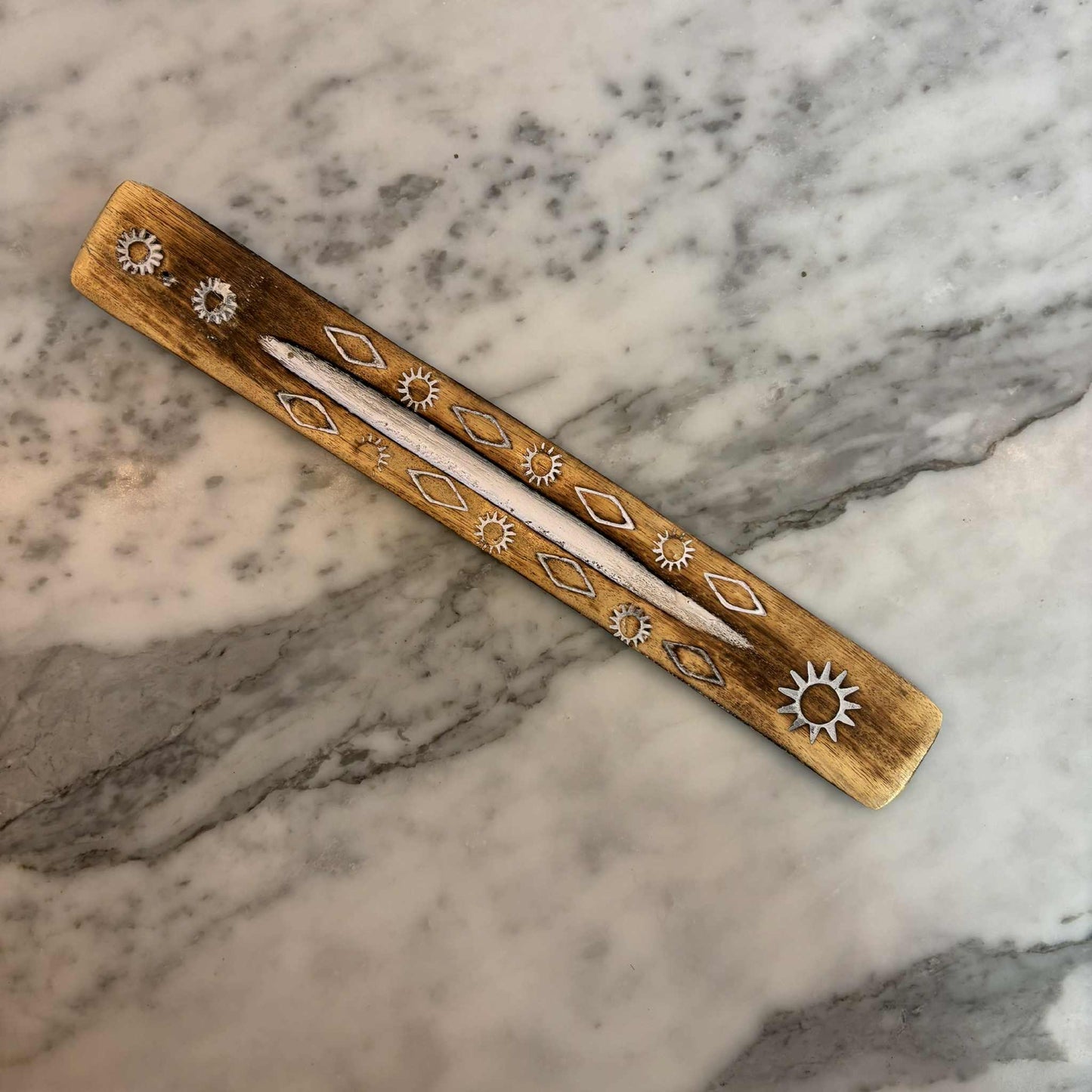 “Zon” mango white wash wierookasvanger