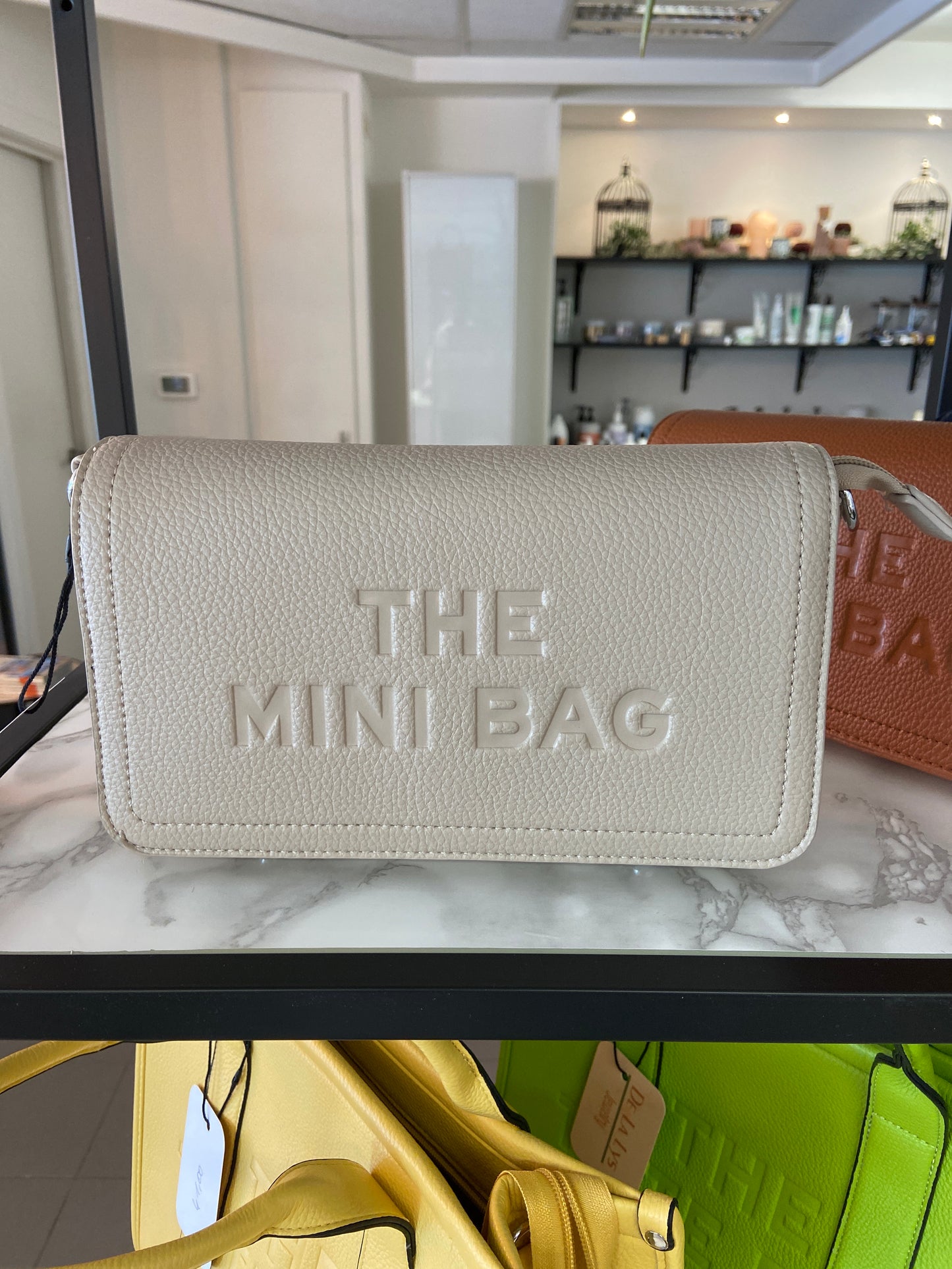 The mini bag rechthoekig beige