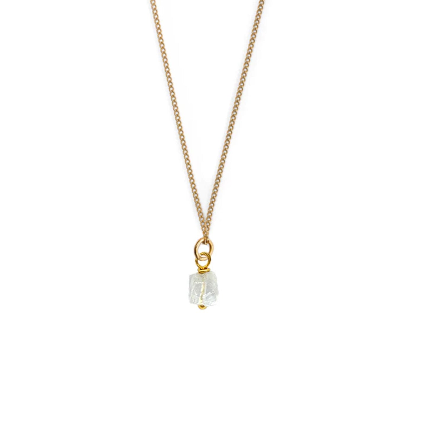 Birthstone ketting April - Kwarts