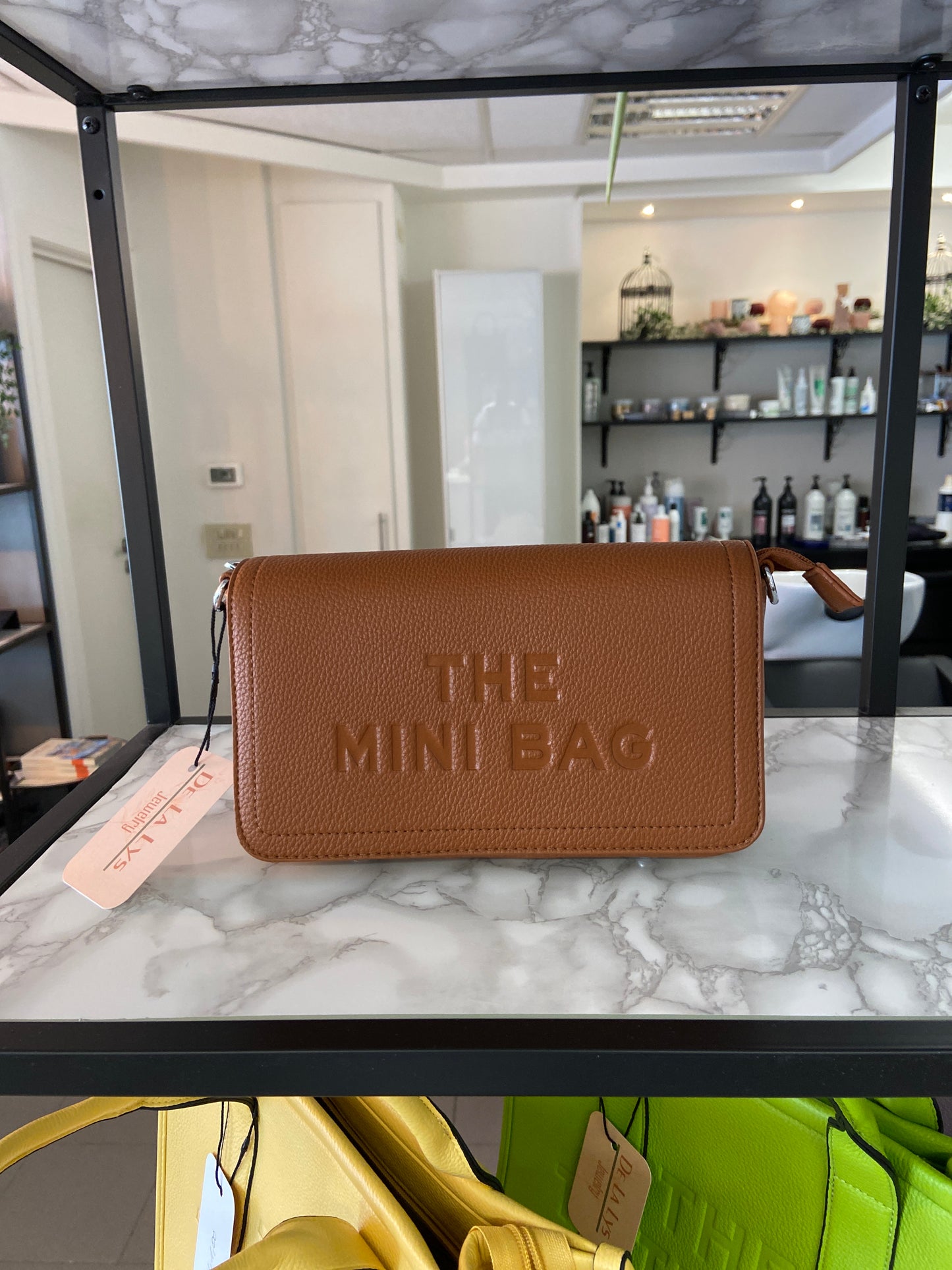 The mini bag rechthoekig Camel