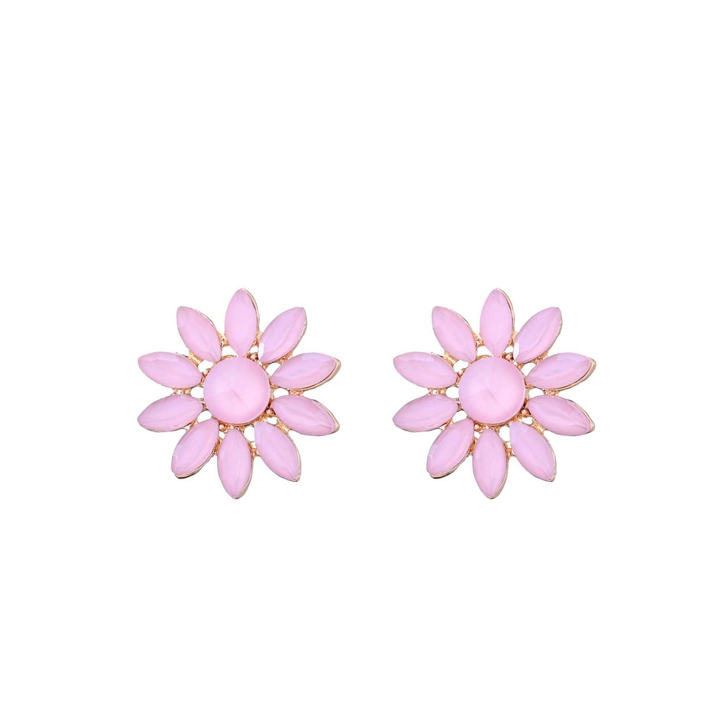 Daisy Oorbellen Roze