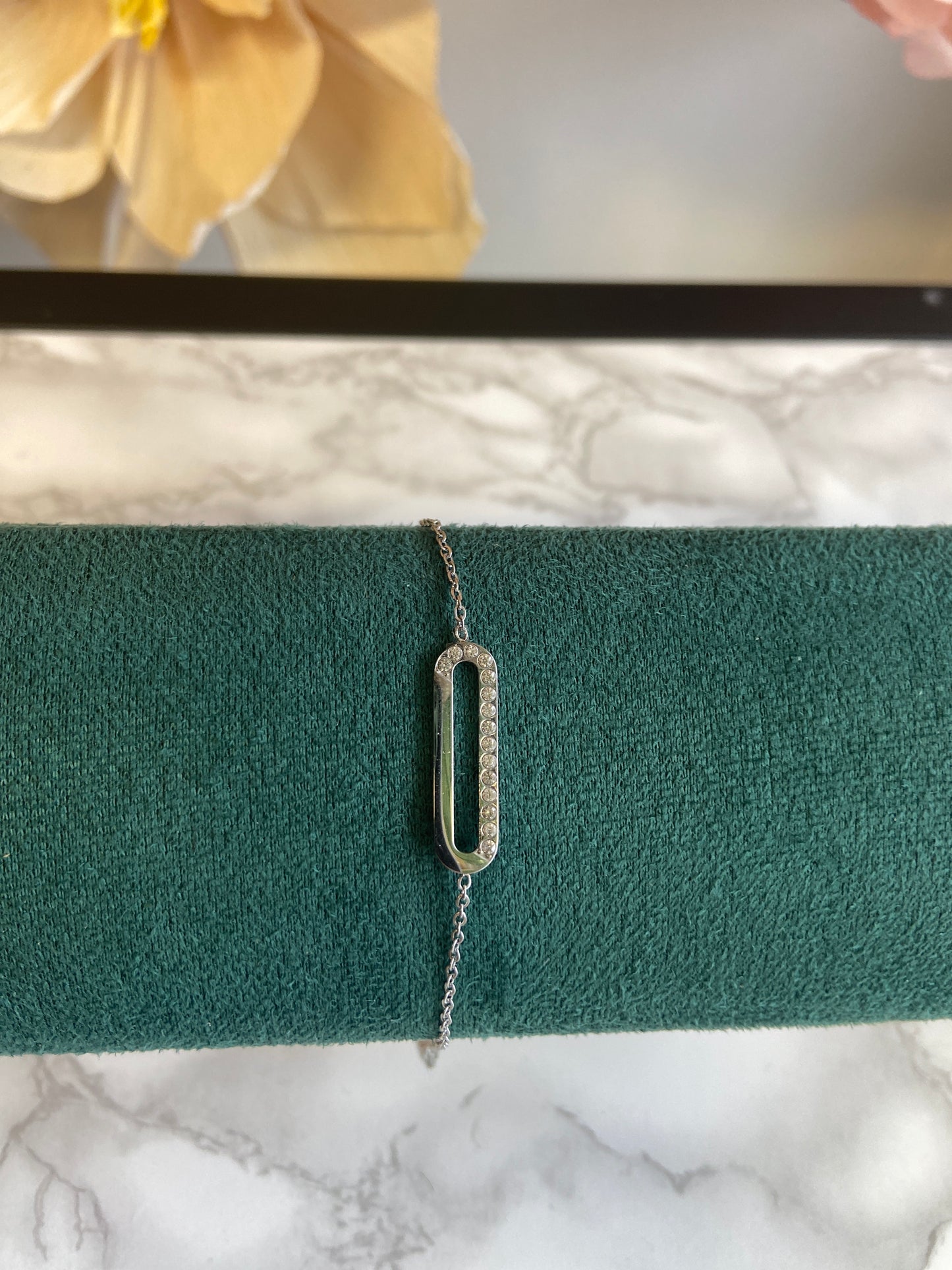 Loop & link zilver armband