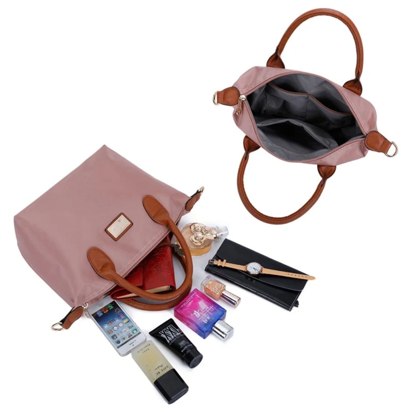 Hailey Handtas Oud Roze