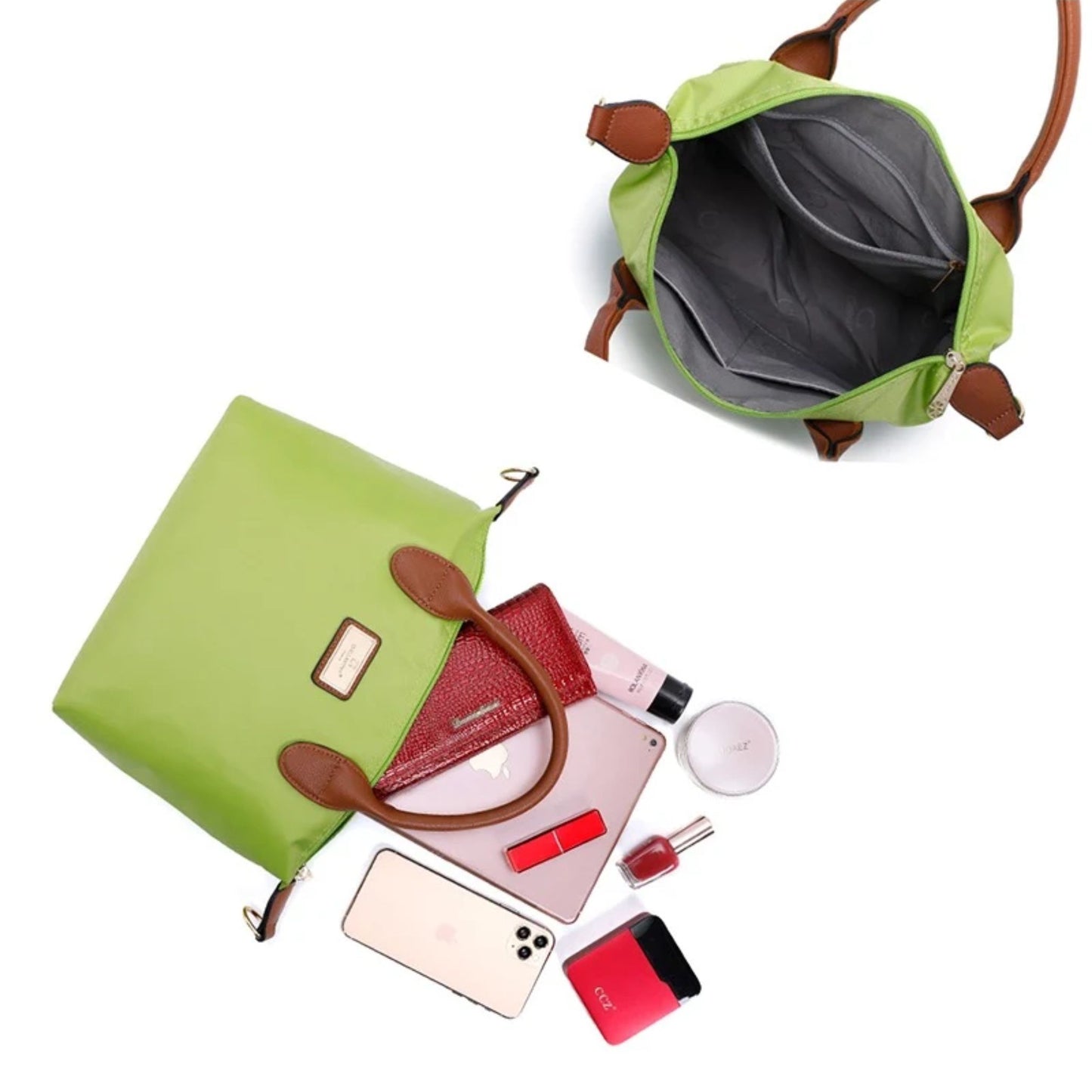 Hailey Handtas Licht groen