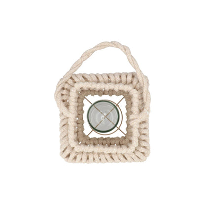Windlicht Cruz – Naturel Touwdesign 13x19 cm