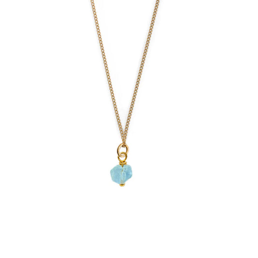 Birthstone ketting Maart - Aquamarijn