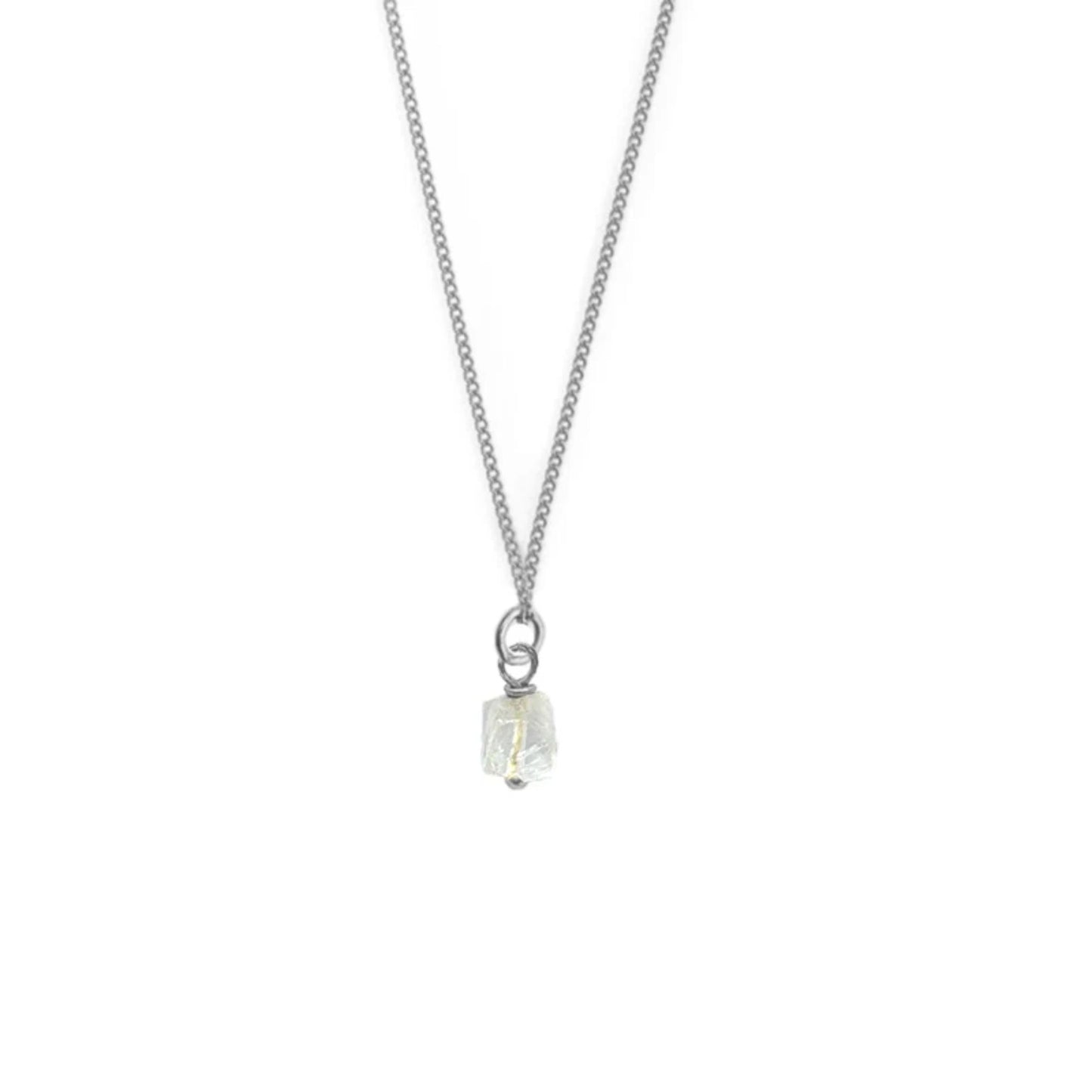 Birthstone ketting April - Kwarts