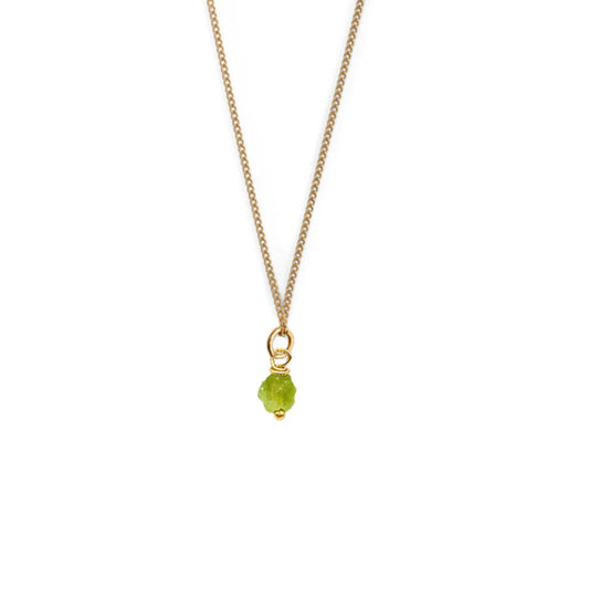 Birthstone ketting Augustus - Peridot