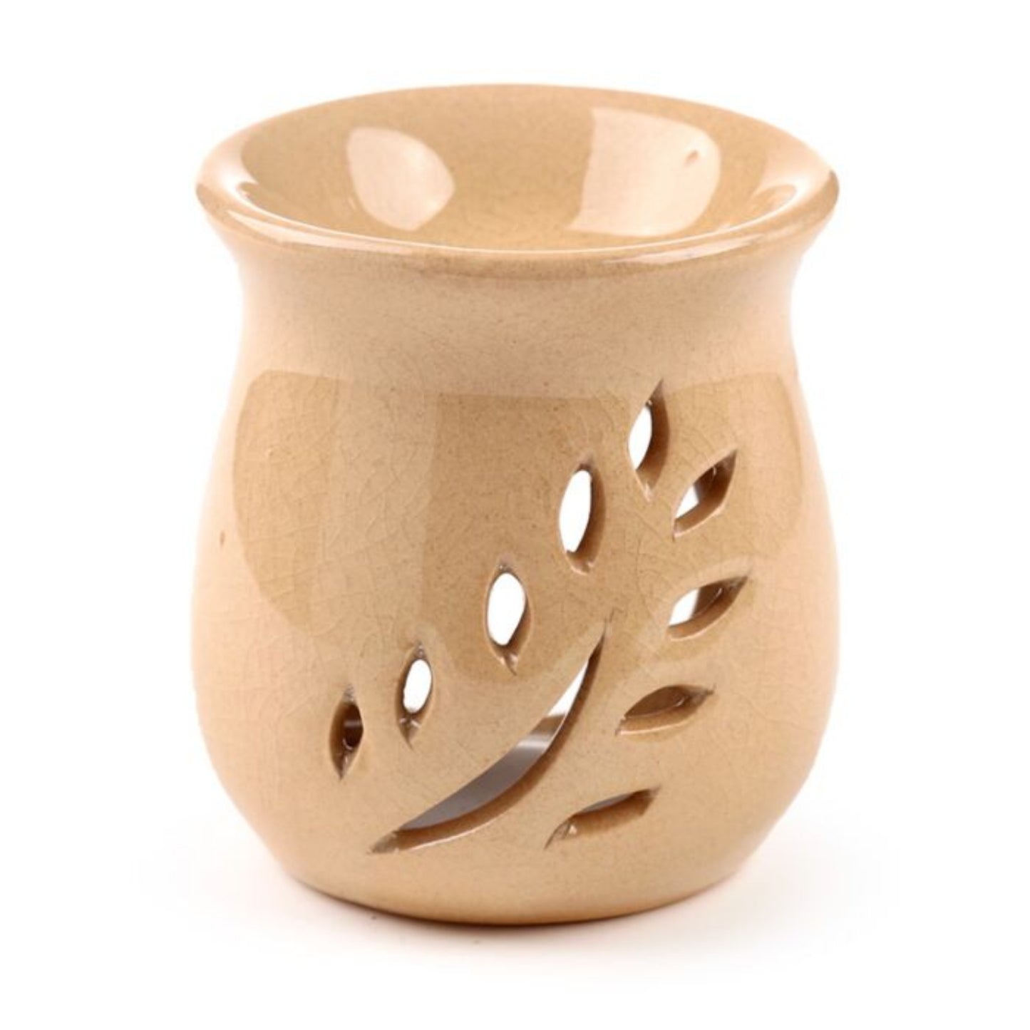 Aroma Brander Blad  Beige