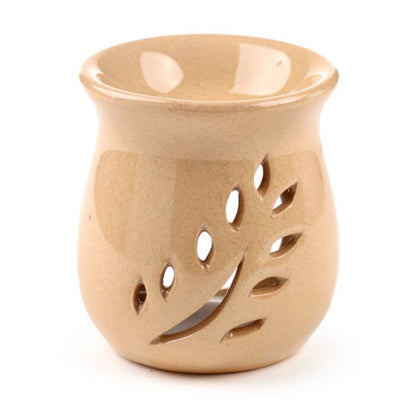 Aroma Brander Blad  Beige