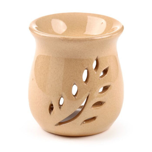 Aroma Brander Blad  Beige