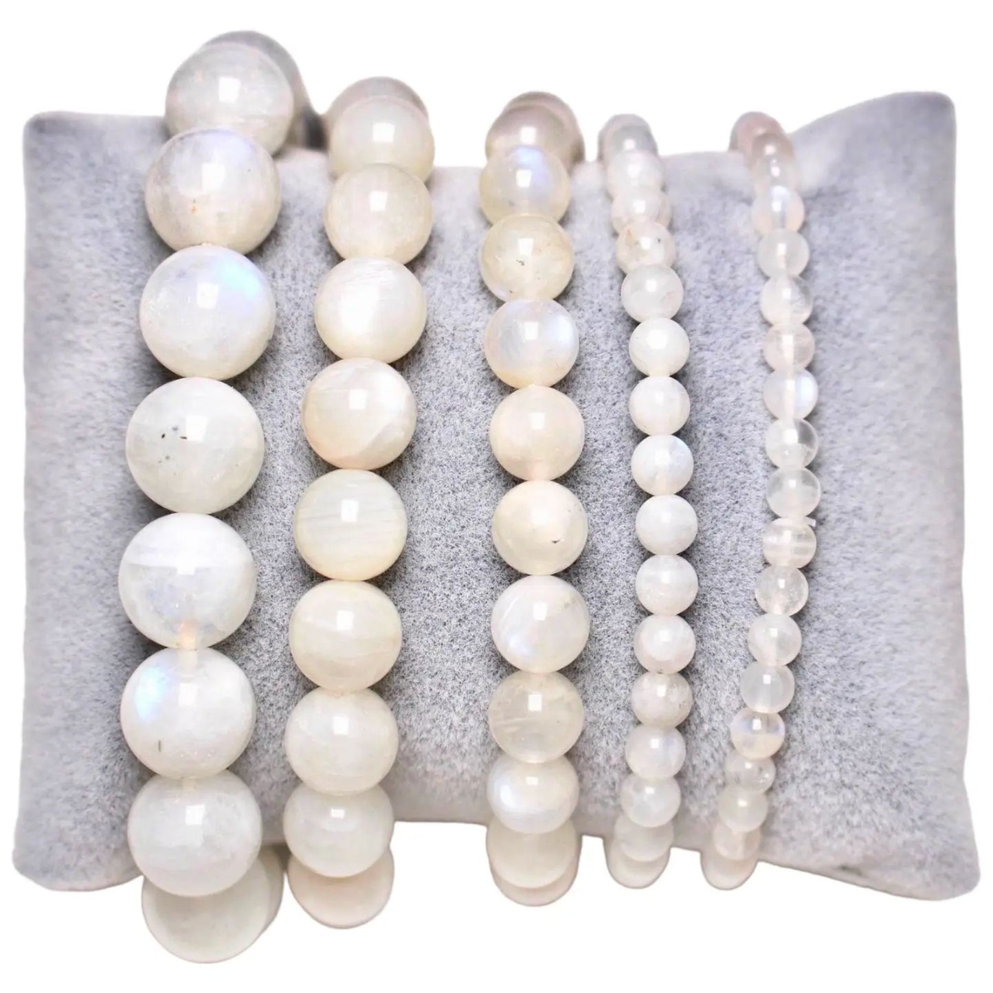 Maansteen met Blauweschijn Armband AA