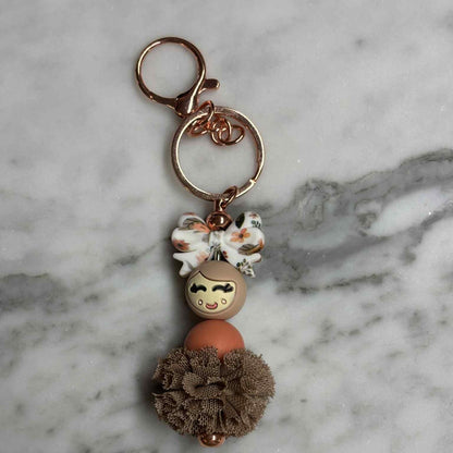 Clementine gelukspopje sleutelhanger