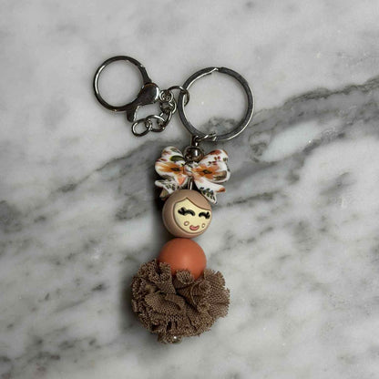 Clementine gelukspopje sleutelhanger