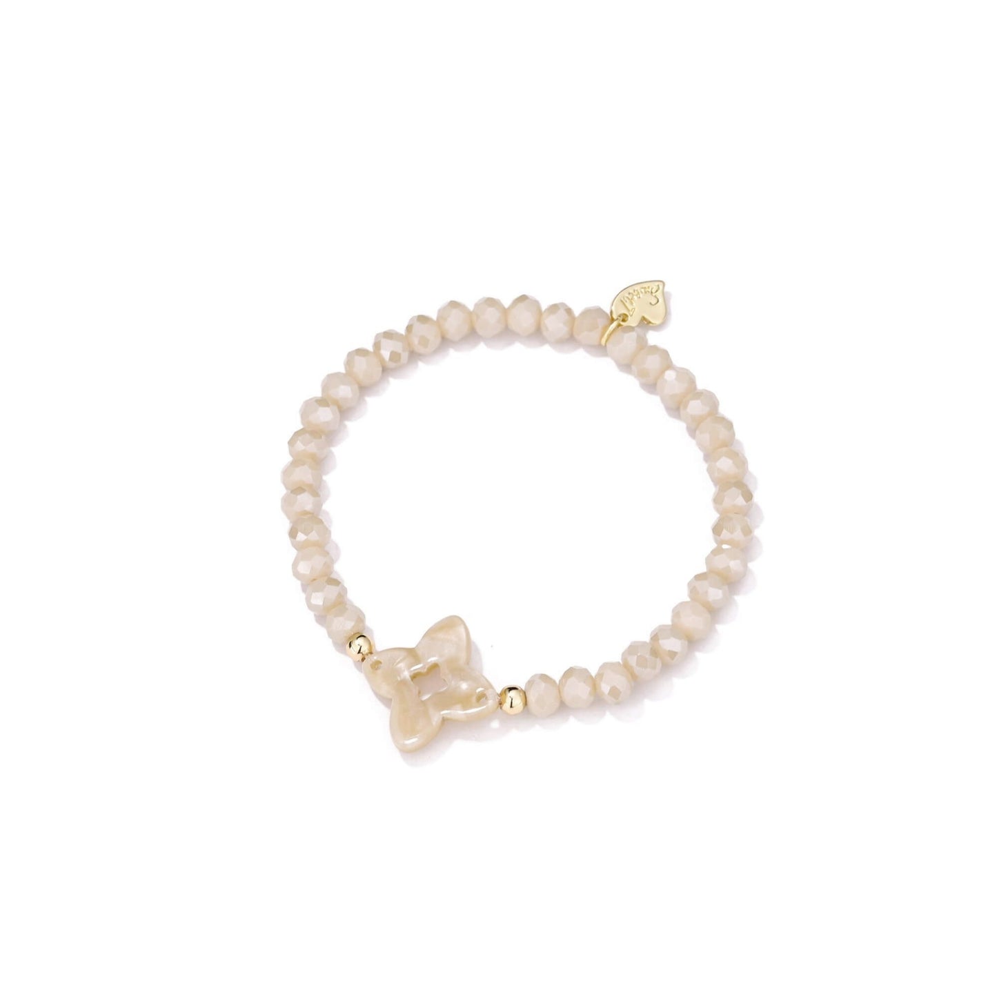 Clover Armband Beige