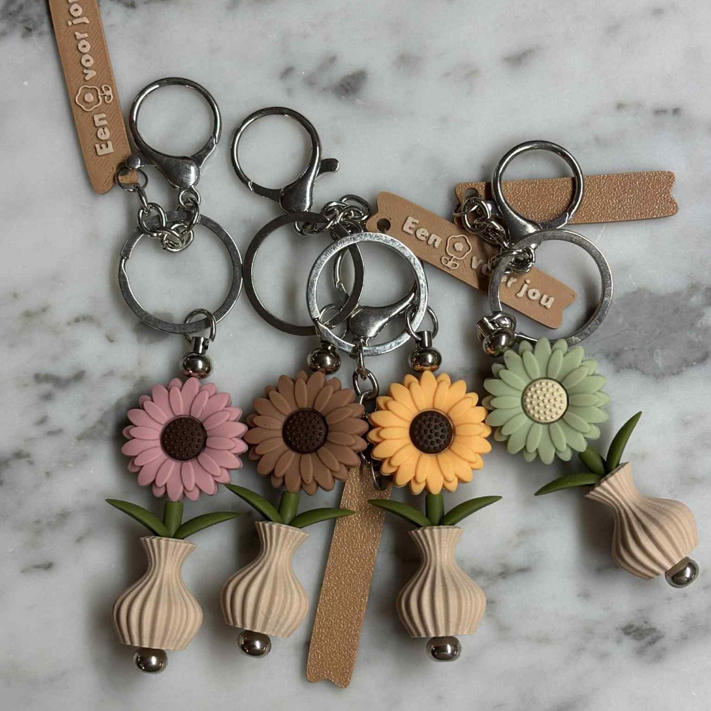 Bloempje voor Jou Sleutelhanger