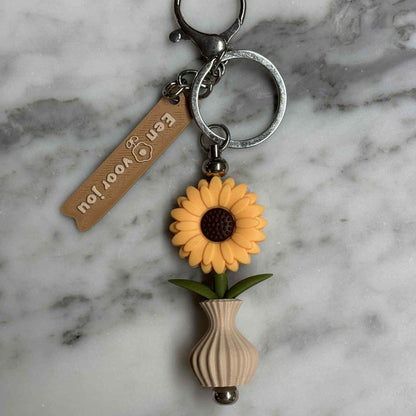 Bloempje voor Jou Sleutelhanger