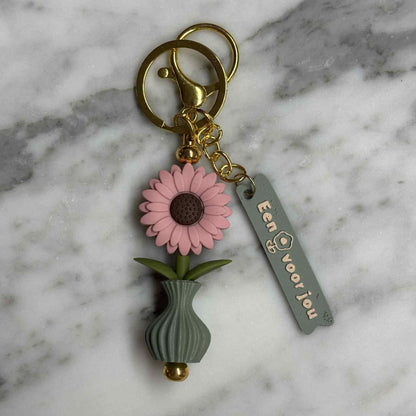 Bloempje voor Jou Sleutelhanger