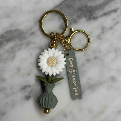 Bloempje voor Jou Sleutelhanger