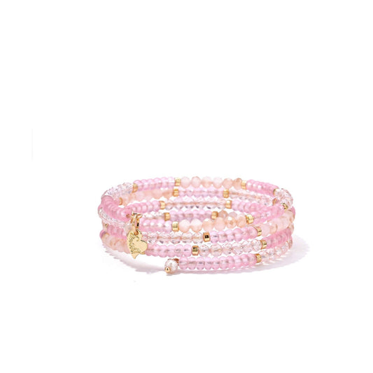 Elise Wikkelarmband Roze
