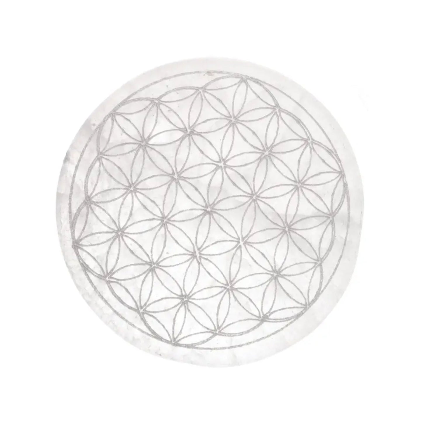 Flower Of Life Seleniet Schijf