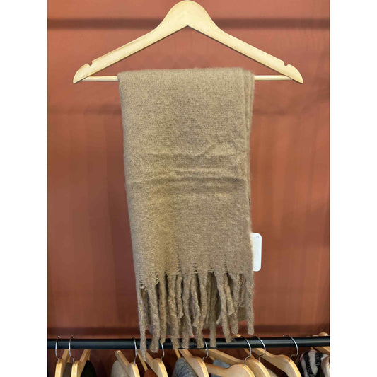 Fluffy Sjaal taupe