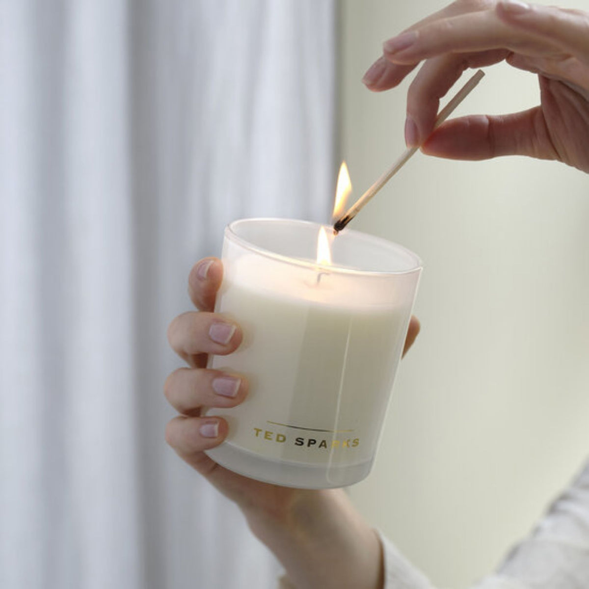 Ted Sparks Demi Geurkaars – Fresh Linen