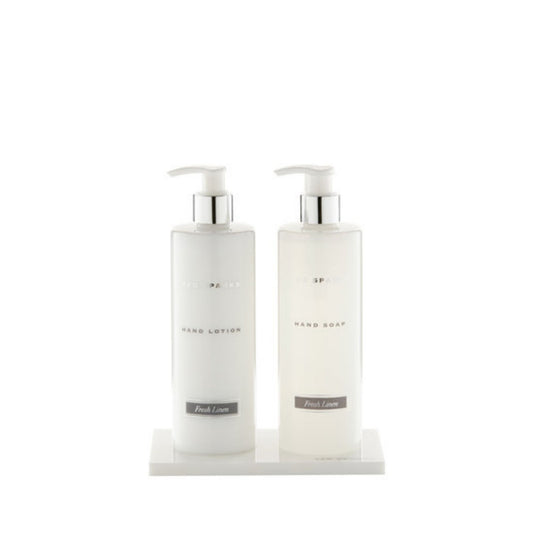 Ted Sparks Hand Gift Set – Hand Soap, Hand Lotion & Tray – Fresh Linen