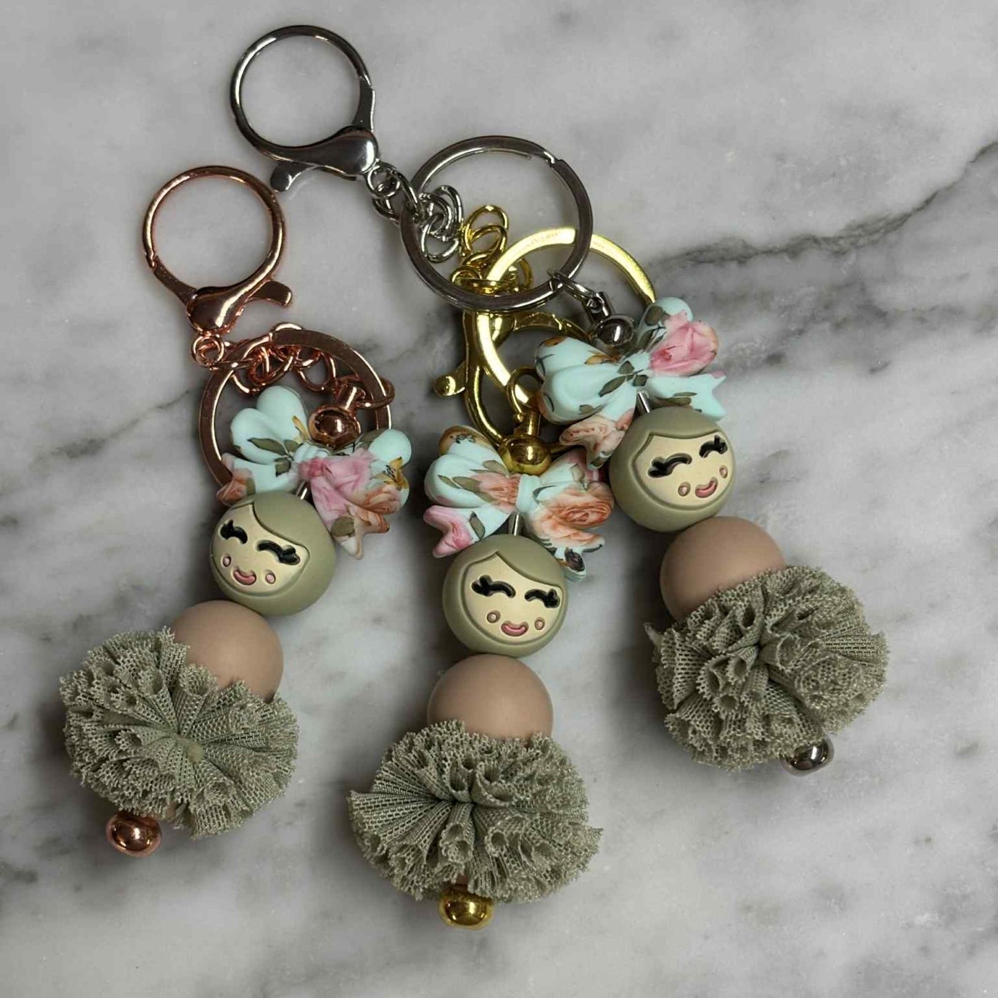 Genevive Gelukspopje Sleutelhanger