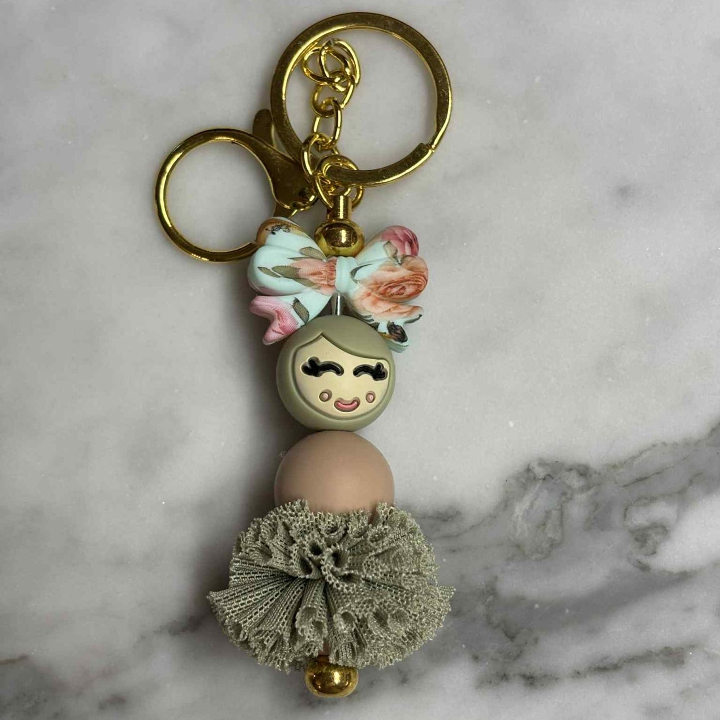 Genevive Gelukspopje Sleutelhanger