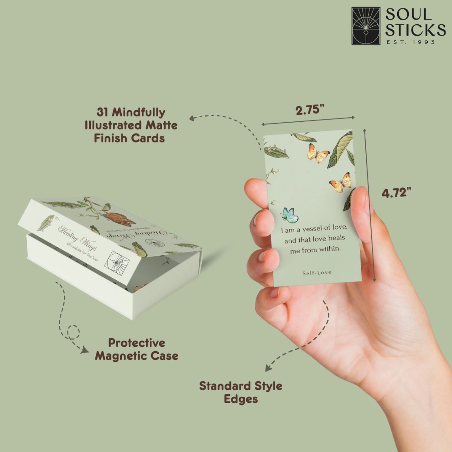 Healing Wings Affirmatie Kaarten