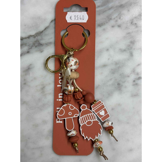 Herfst Sleutelhanger Bundel Terracotta
