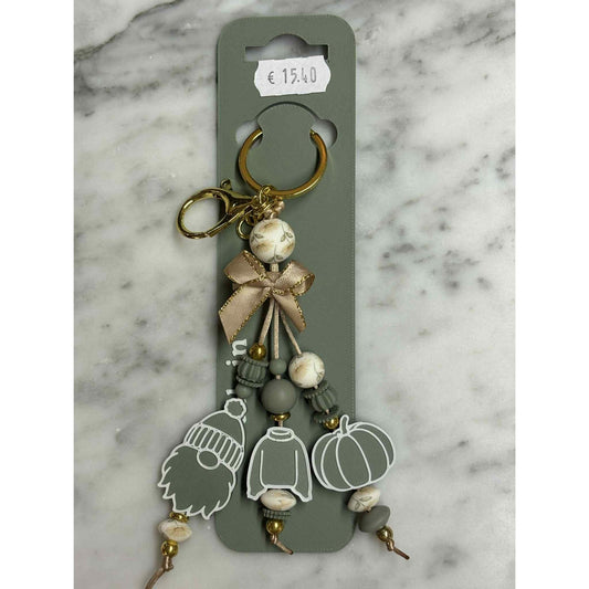 Herfst Sleutelhanger Bundel Olijfgroen