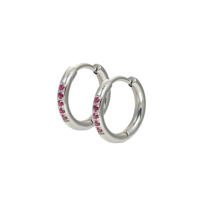 Fuchsia Hoops