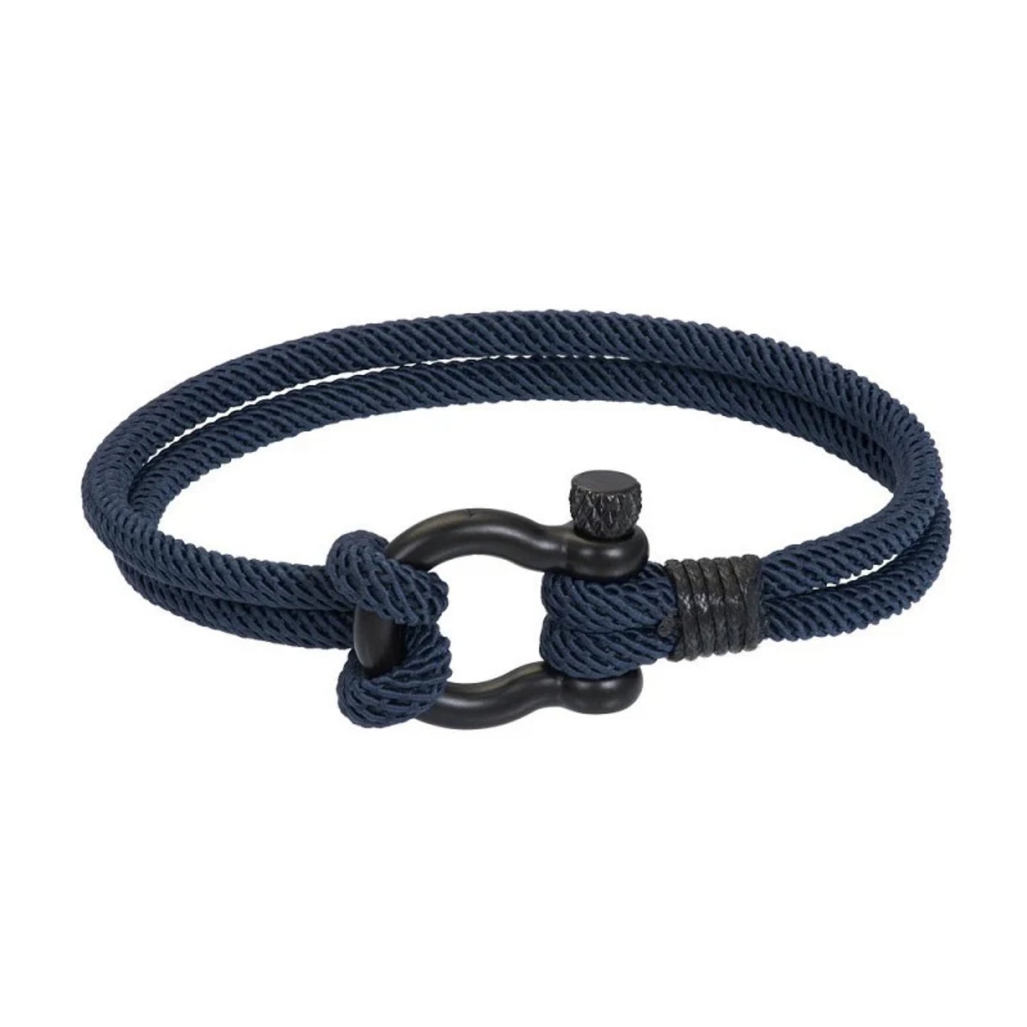 Jimi Armband IXXXI Jewelry Blauw/Zwart 21cm