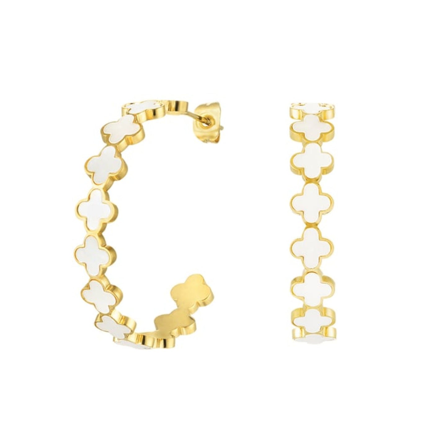 Klaver Hoops Goud