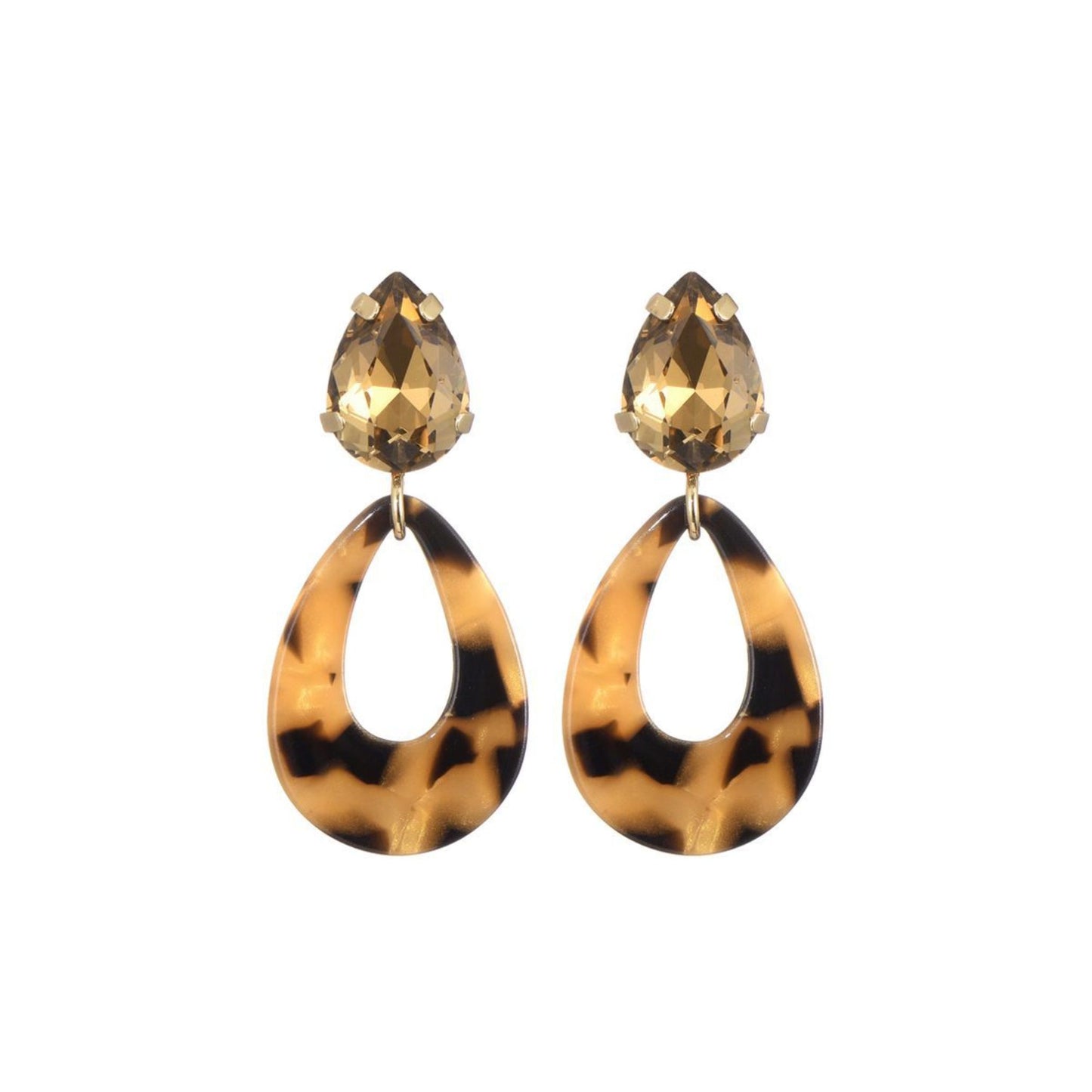 Leopard Drop Oorbellen