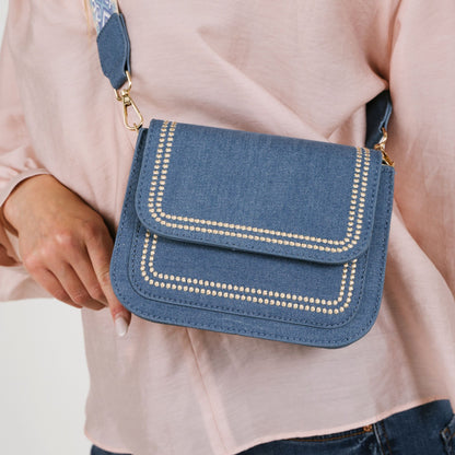 Levi Schoudertas Blauw