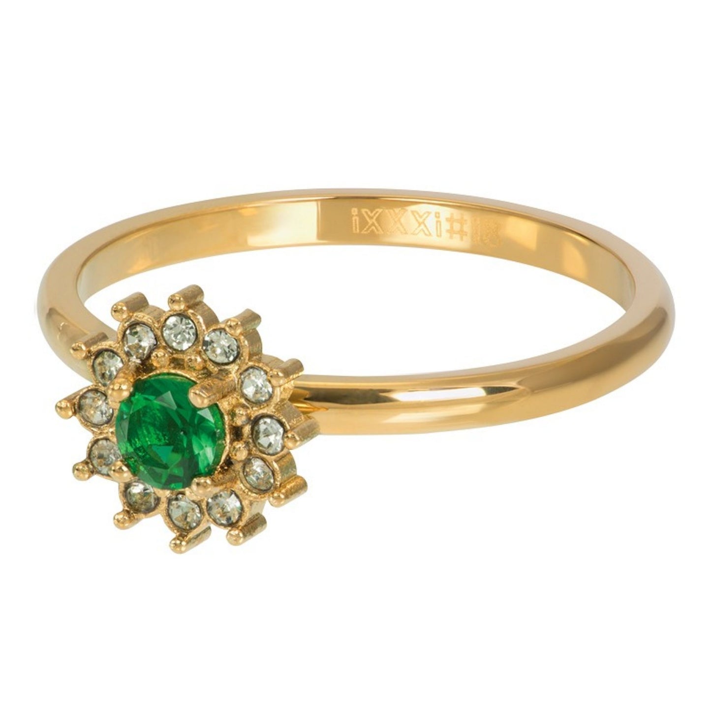 Lucia Small Emerald Ring